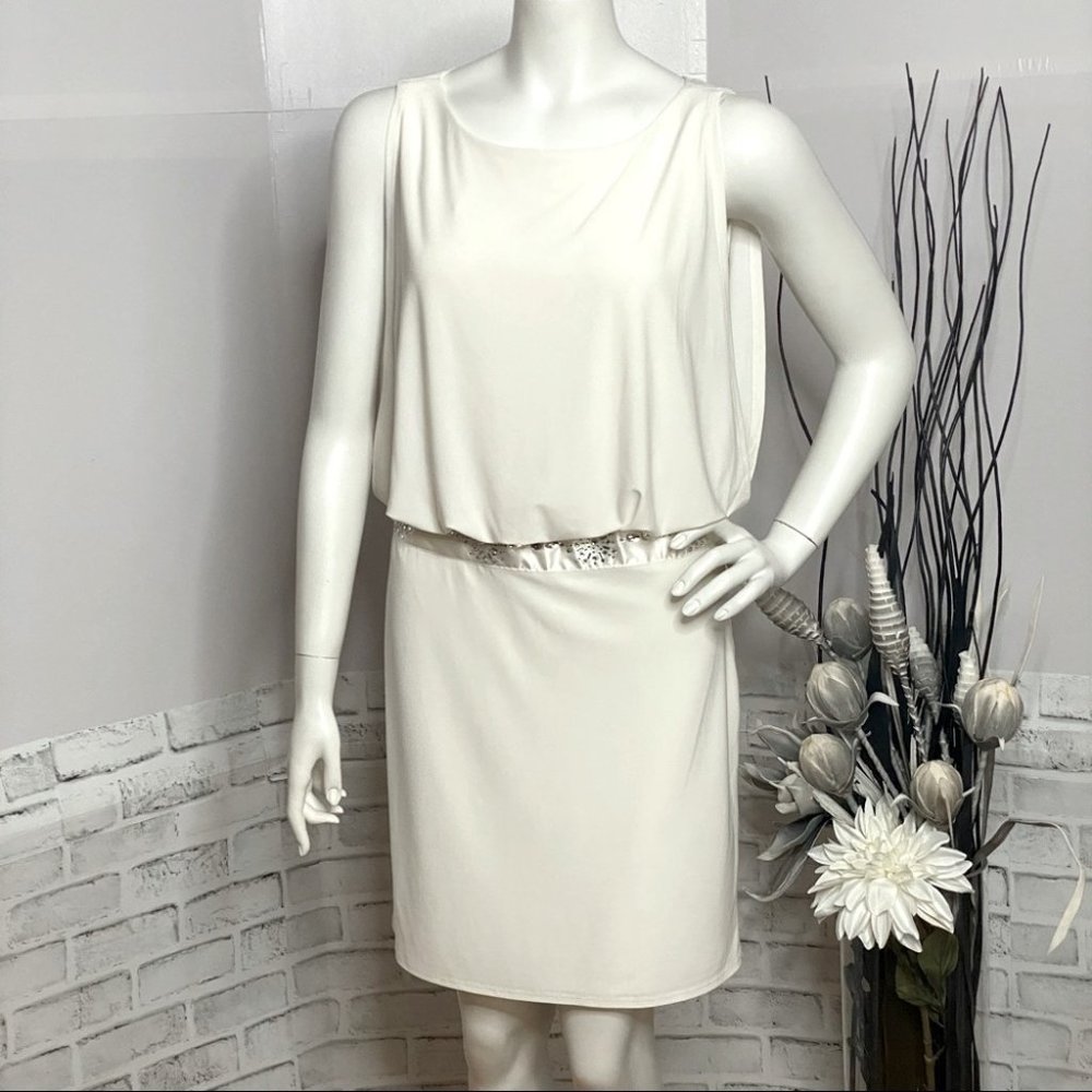 Ivory Bejewelled Jessica / Sears Midi Dress - Picture 3 of 12